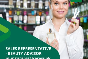 Sales representative - Beauty advisor munkatársat keresünk