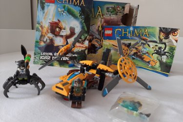 Eladó teljesen újszerű, eredeti, magyar nyelvű leírással, dobozzal Lego Chima: Lavertus ikerpengéje.

Ára: 16999 Ft