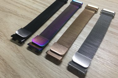 Huawei Band 8 fém szíj (fém óraszíj, rozsdamentes acél szíj)