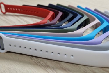 Xiaomi Mi Band 3 és Mi Band 4 színes szilikon pótszíj eladó