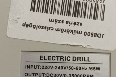 Eladó egy féléves párszor használt, újszerű, kifogástalan állapotban lévő  JD8500 elektromos köröm csiszológép 7 db csiszoló fejjel. 

Ajándékba adok mellé:
-Kéz tálka
-9 db gyakorló ujjak
-Liquid tálka
-5 db pontozó tű
-Ecsettartó
-Szín keverő paletta
(Ezek eredeti ára összesen: 8000 Ft)

A gép mostani eredeti ára:  43900 Ft
A csiszoló fejek eredeti ára össz.: 19930 Ft.
Csak személyes átvétel lehetséges.