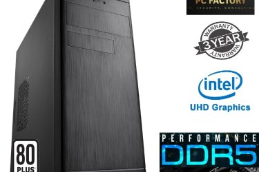 PC FACTORY 12.Gen03(Intel Core i5-12400/8GB DDR5/512GB M.2/UHD/80+)